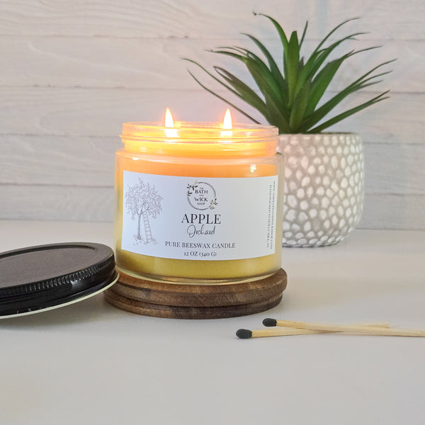 Apple Orchard Pure Beeswax Candle