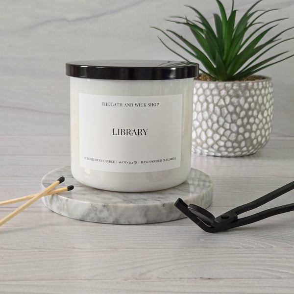 3 Wick Beeswax Candles