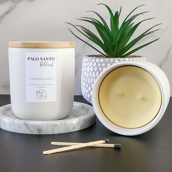 Ceramic Jar Pure Beeswax Candle