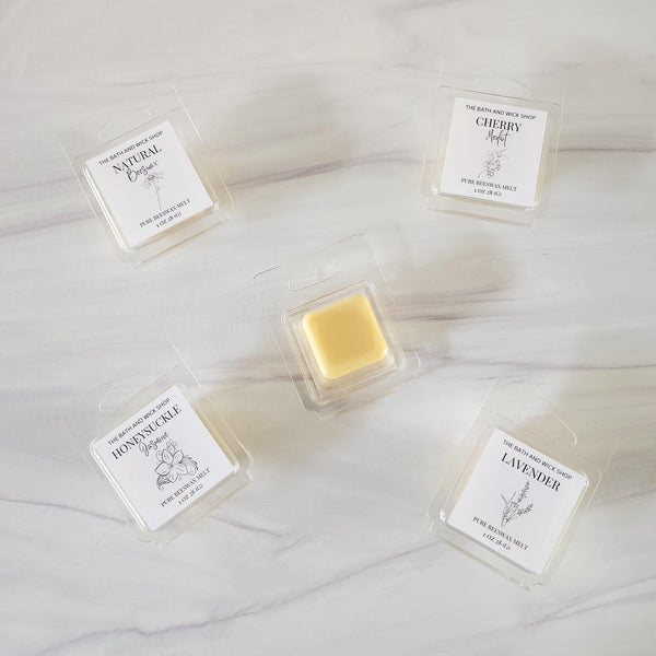 Sample Size Pure Beeswax Melts