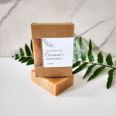 Coconut & Lemongrass Handmade Soap