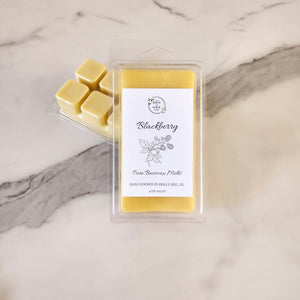 Blackberry Pure Beeswax Melts | Large 8 Cube