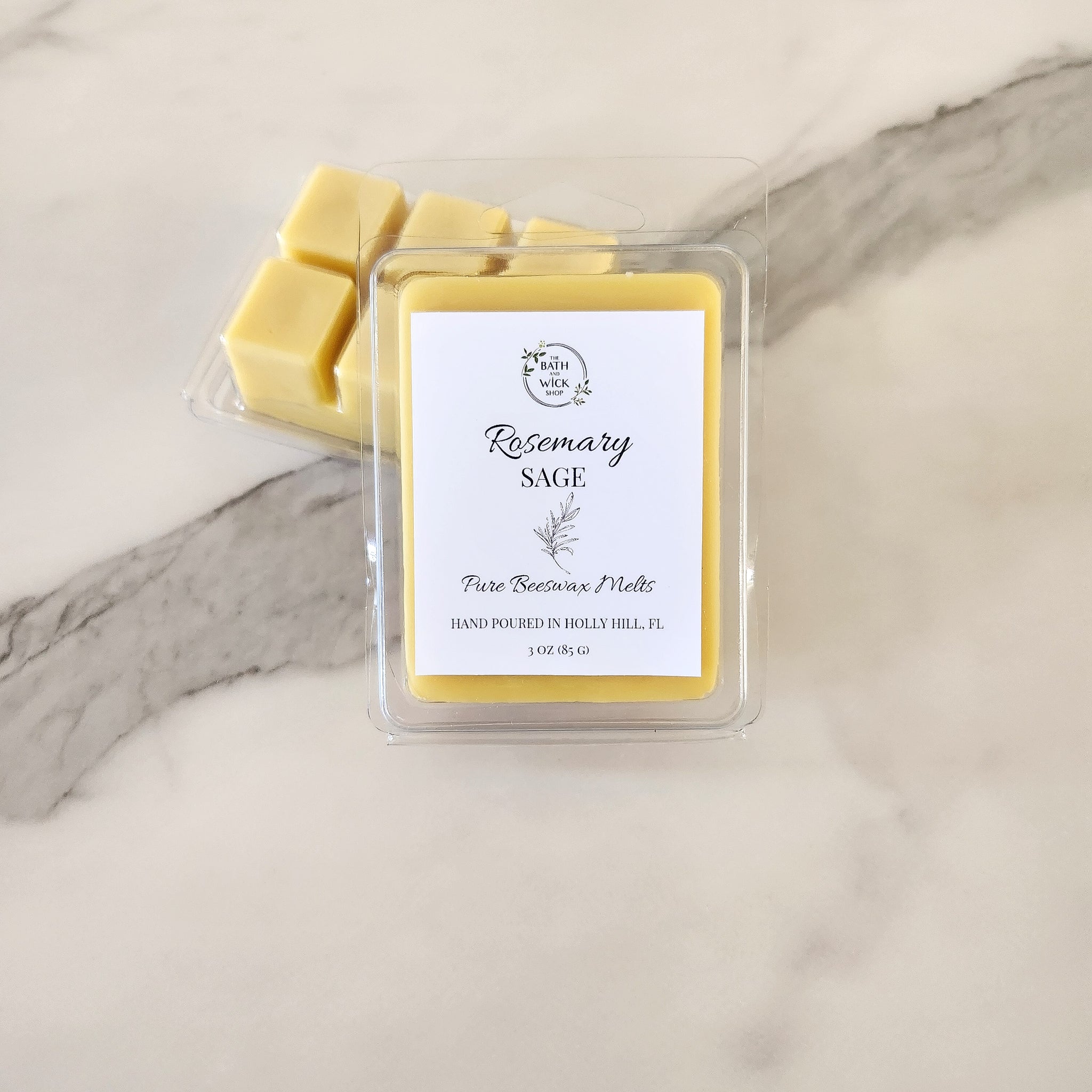 Rosemary Sage Pure Beeswax Melts
