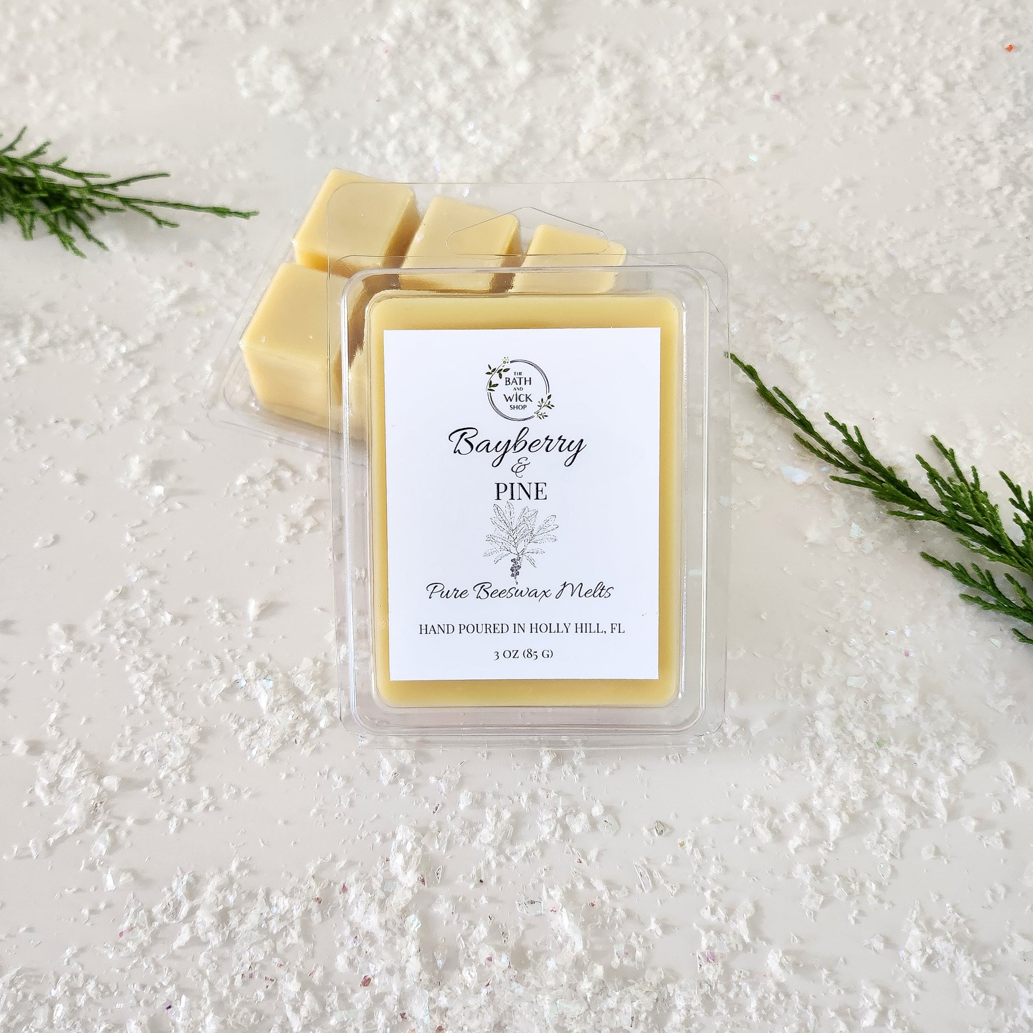 Bayberry & Pine Pure Beeswax Melts