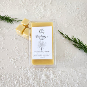 Bayberry & Pine Pure Beeswax Melts | Large 8 Cube