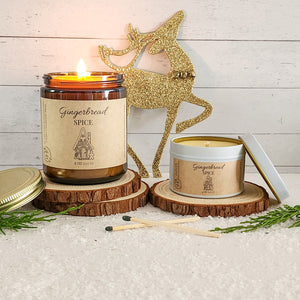 Gingerbread Spice Pure Beeswax Candle