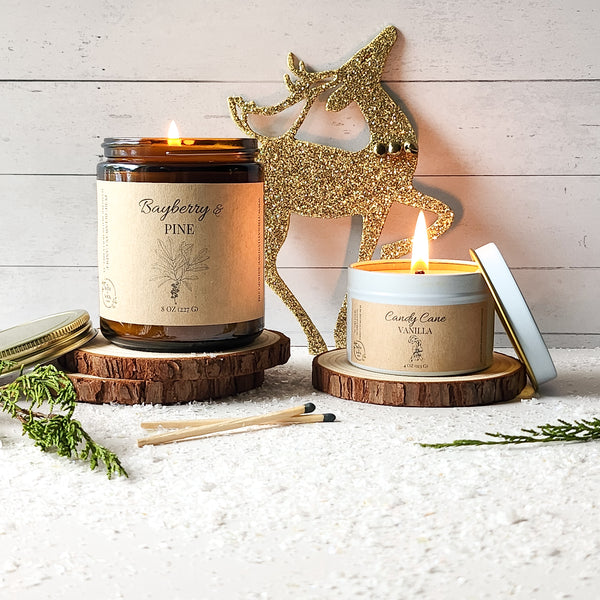 Amber Jar Beeswax Candles Gift Box