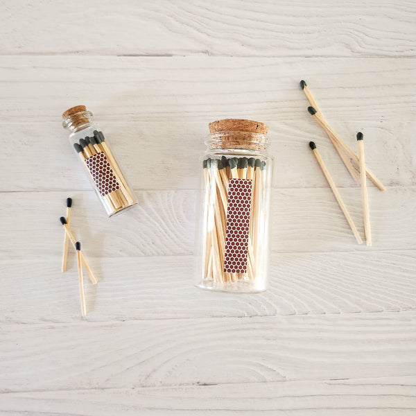 Safety Matches in Glass Jar