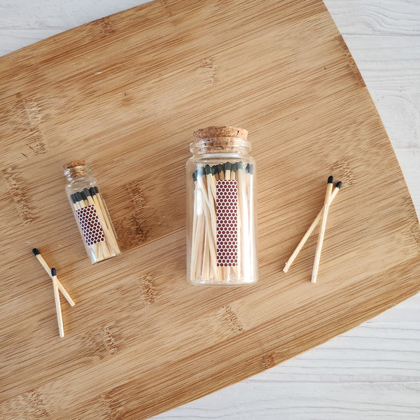 Safety Matches in Glass Jar