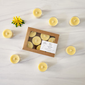 Pure Beeswax Tealight Candles