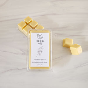 Cherry Merlot Pure Beeswax Melts | Large 8 Cube