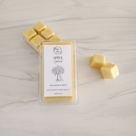 Apple Orchard Pure Beeswax Melts | Large 8 Cube