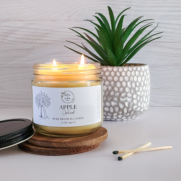 Apple Orchard Pure Beeswax Candle