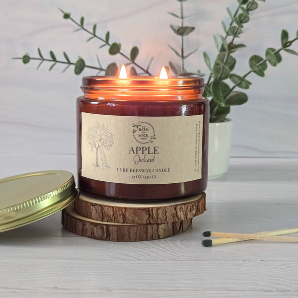 Apple Orchard Pure Beeswax Candles