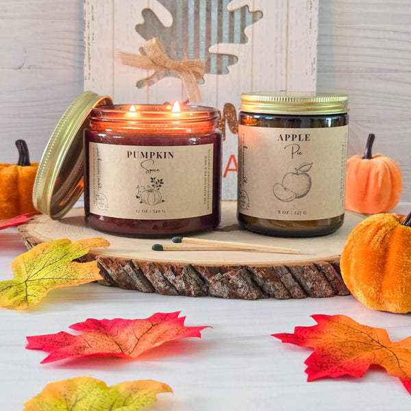 Apple Pie Pure Beeswax Candle