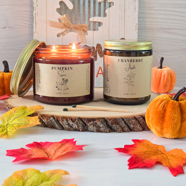 Apple Pie Pure Beeswax Candle