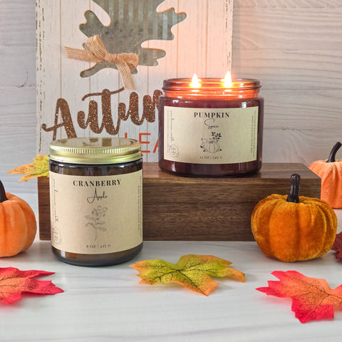 Pumpkin Spice Pure Beeswax Candle
