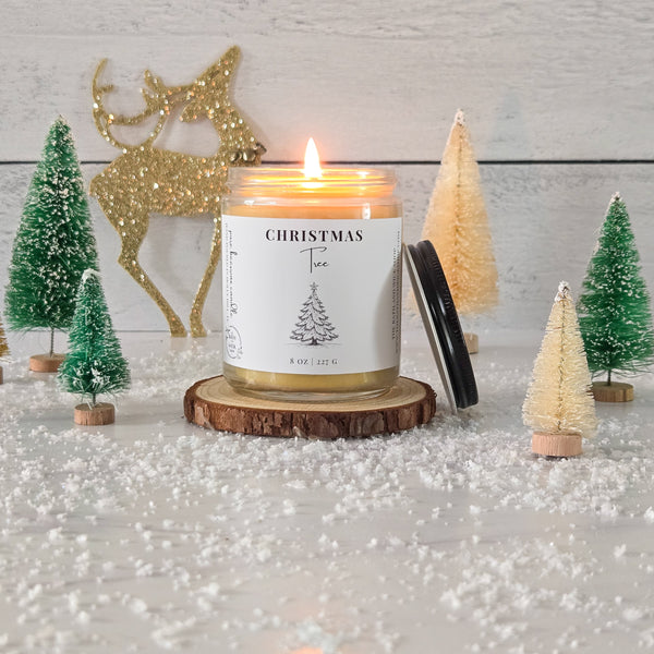 Christmas Tree Pure Beeswax Candle