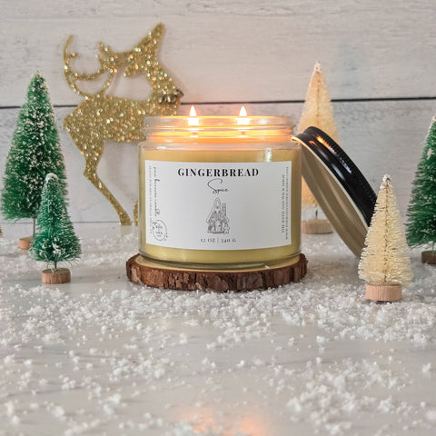 Gingerbread Spice Pure Beeswax Candle