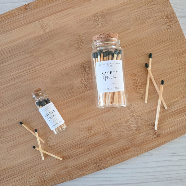 Safety Matches in Glass Jar