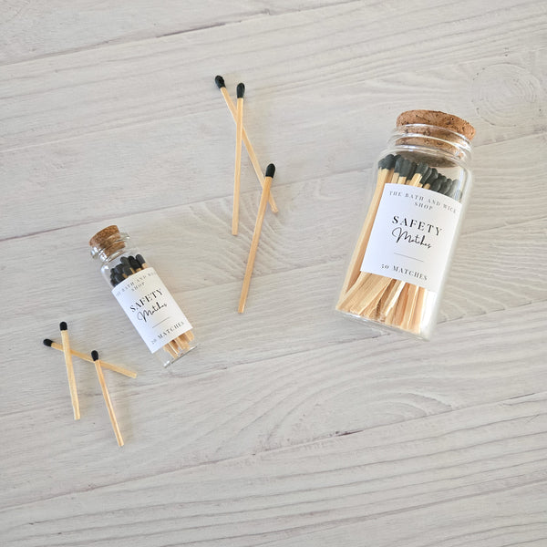 Safety Matches in Glass Jar