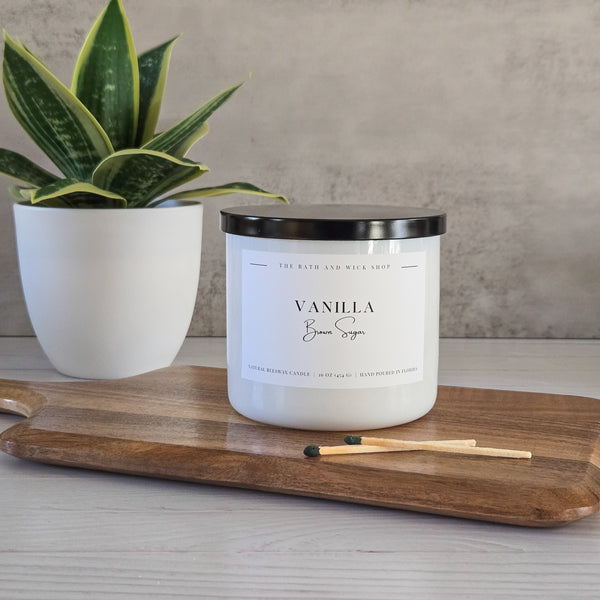 3 Wick Beeswax Candles