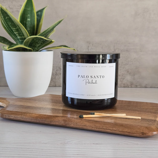 3 Wick Beeswax Candles