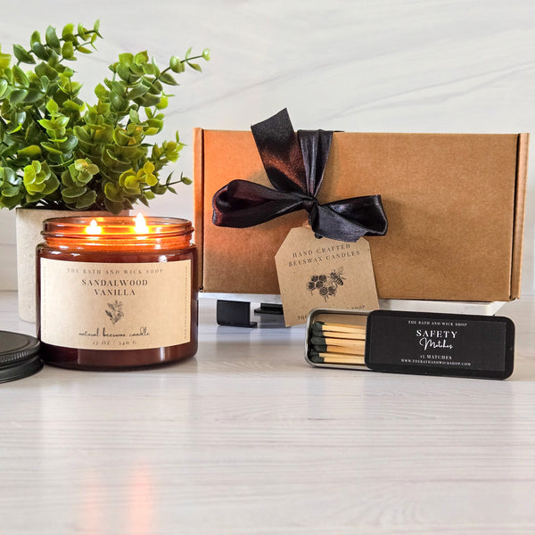 12 oz Beeswax Candles Gift Box