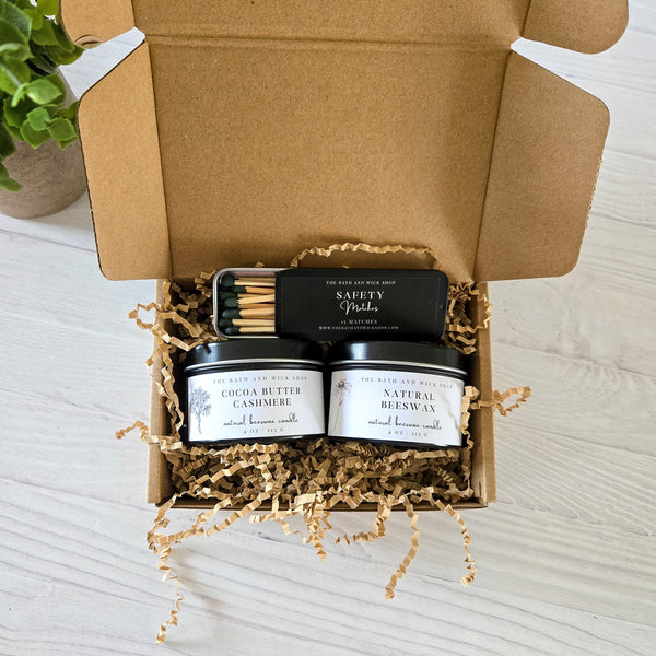 St. Patrick's Day 2 Beeswax Candles Gift Box