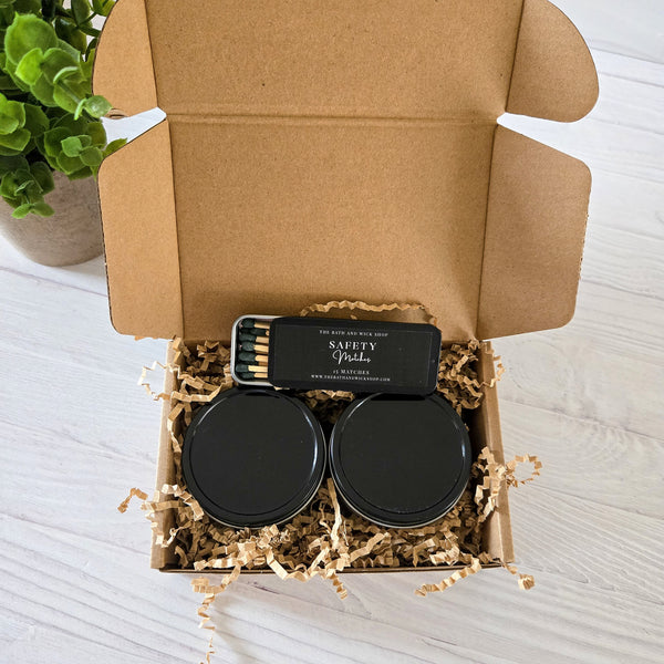 4 oz Tin Beeswax Candles Gift Box