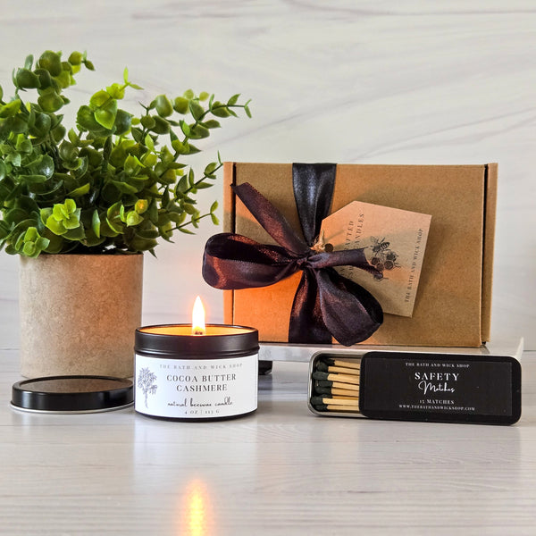 4 oz Tin Beeswax Candles Gift Box