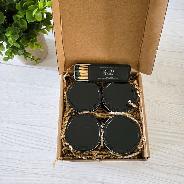 4 oz Tin Beeswax Candles Gift Box