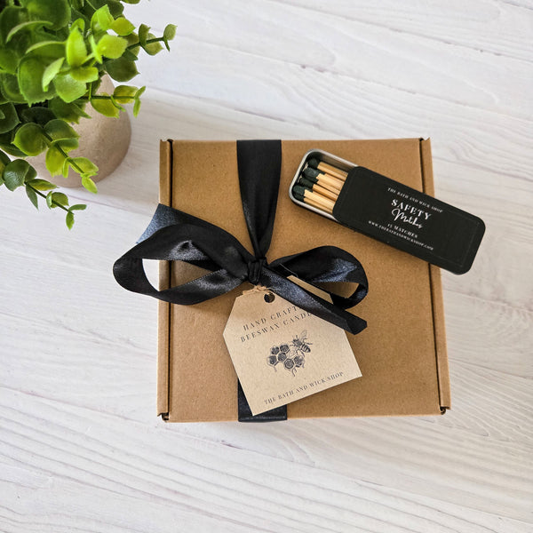 4 oz Tin Beeswax Candles Gift Box
