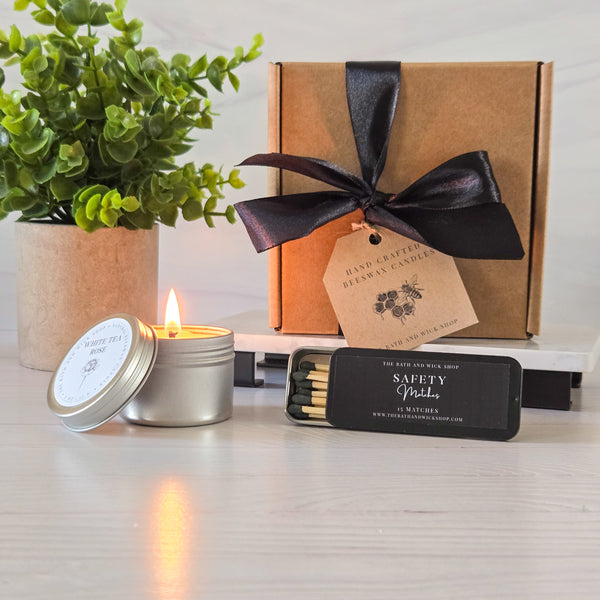 2 oz Sample Size Beeswax Candles Gift Box