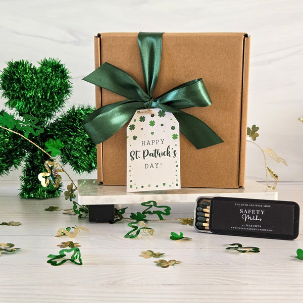 St. Patrick's Day 4 Beeswax Candles Gift Box