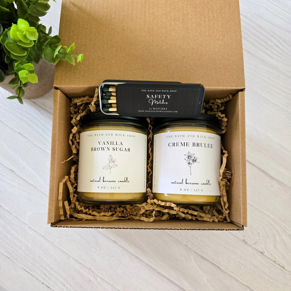 8 oz Beeswax Candles Gift Box