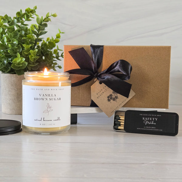 8 oz Beeswax Candles Gift Box