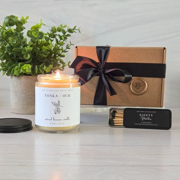 8 oz Beeswax Candles Gift Box