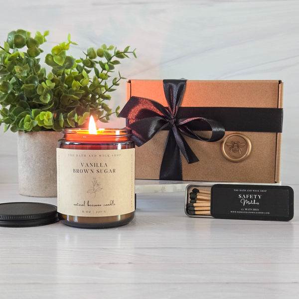 8 oz Beeswax Candles Gift Box