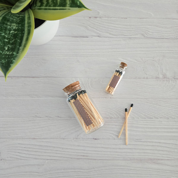 Safety Matches in Glass Jar