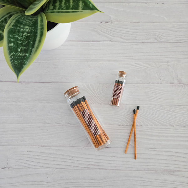 Safety Matches in Glass Jar