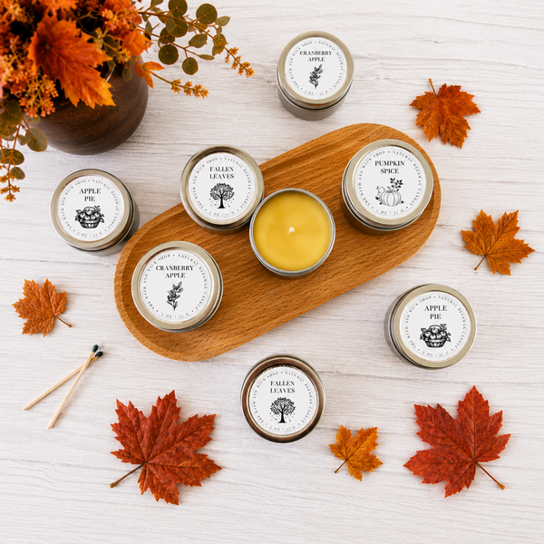 Fall Collection Beeswax Candles