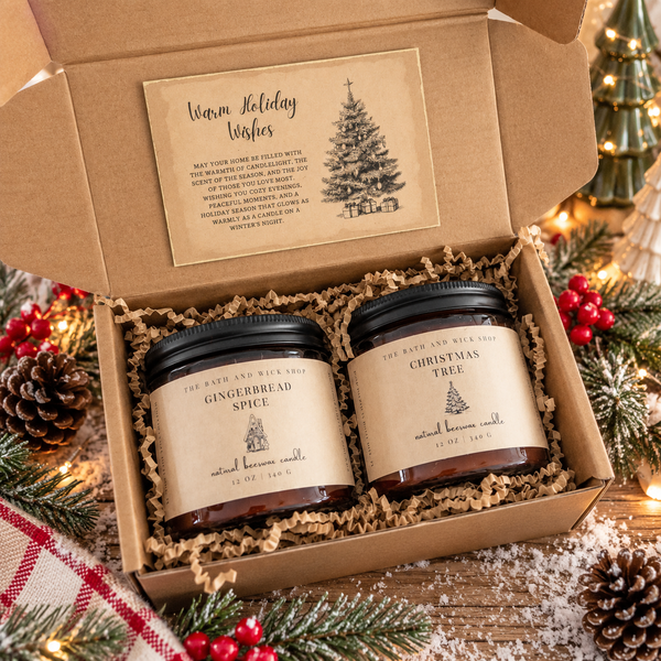 Christmas Collection Candle Gift Boxes