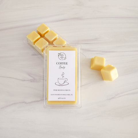 Coffee House Pure Beeswax Melts | Large 8 Cube