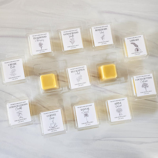 Sample Size Pure Beeswax Melts