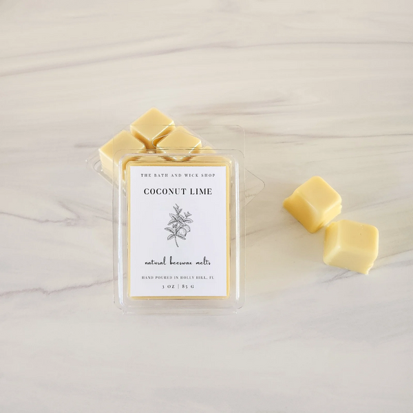 Coconut Lime Natural Beeswax Melts