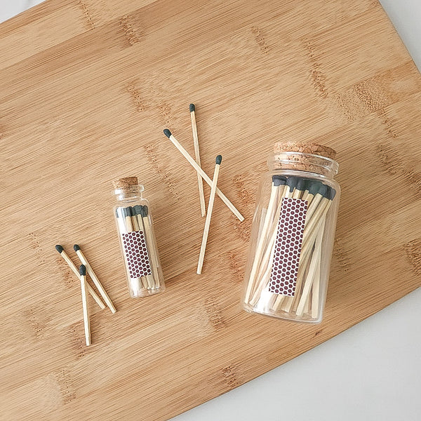 Safety Matches in Glass Jar