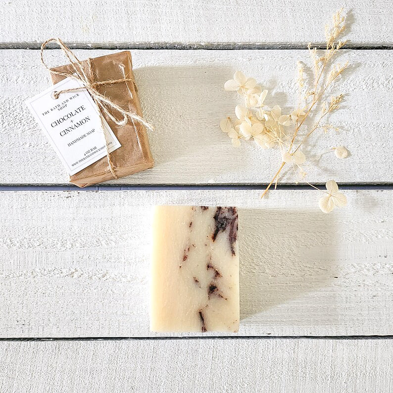 Chocolate + Cinnamon Handmade Soap