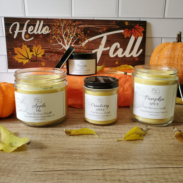 Pumpkin Spice Pure Beeswax Candle