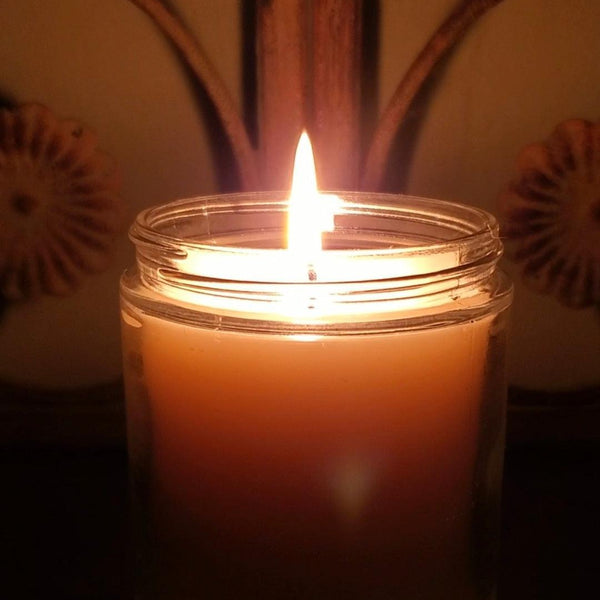 Grapefruit & Mangosteen Pure Beeswax Candle